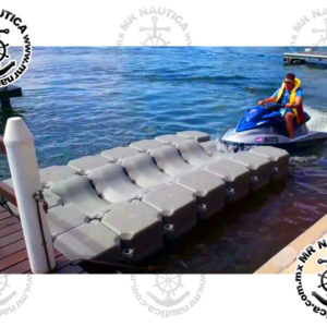 Embarcadero de plástico con cubo flotante en forma de V para fácil accesor de Jetski